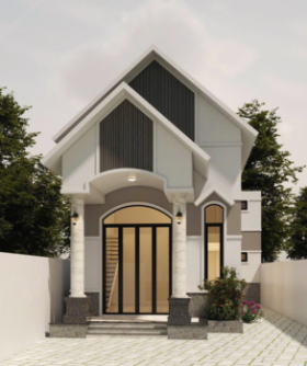 Nhà vườn mái thái –  140m2 tại Bến Cầu, Tây Ninh