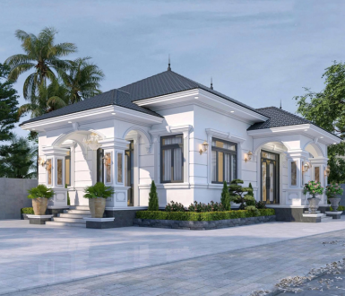Nhà vườn mái Nhật – 162m2 tại Gò Dầu, Tây Ninh