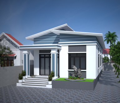 Nhà cấp 4 mái lệch – 94m2 Tổ ấm hiện đại chị Thảo tại Hòa Thành, Tây Ninh