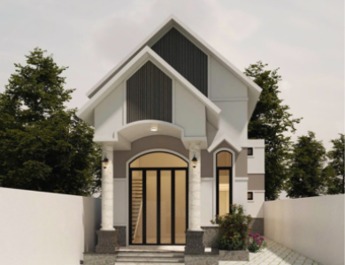 Nhà vườn mái thái –  140m2 tại Bến Cầu, Tây Ninh