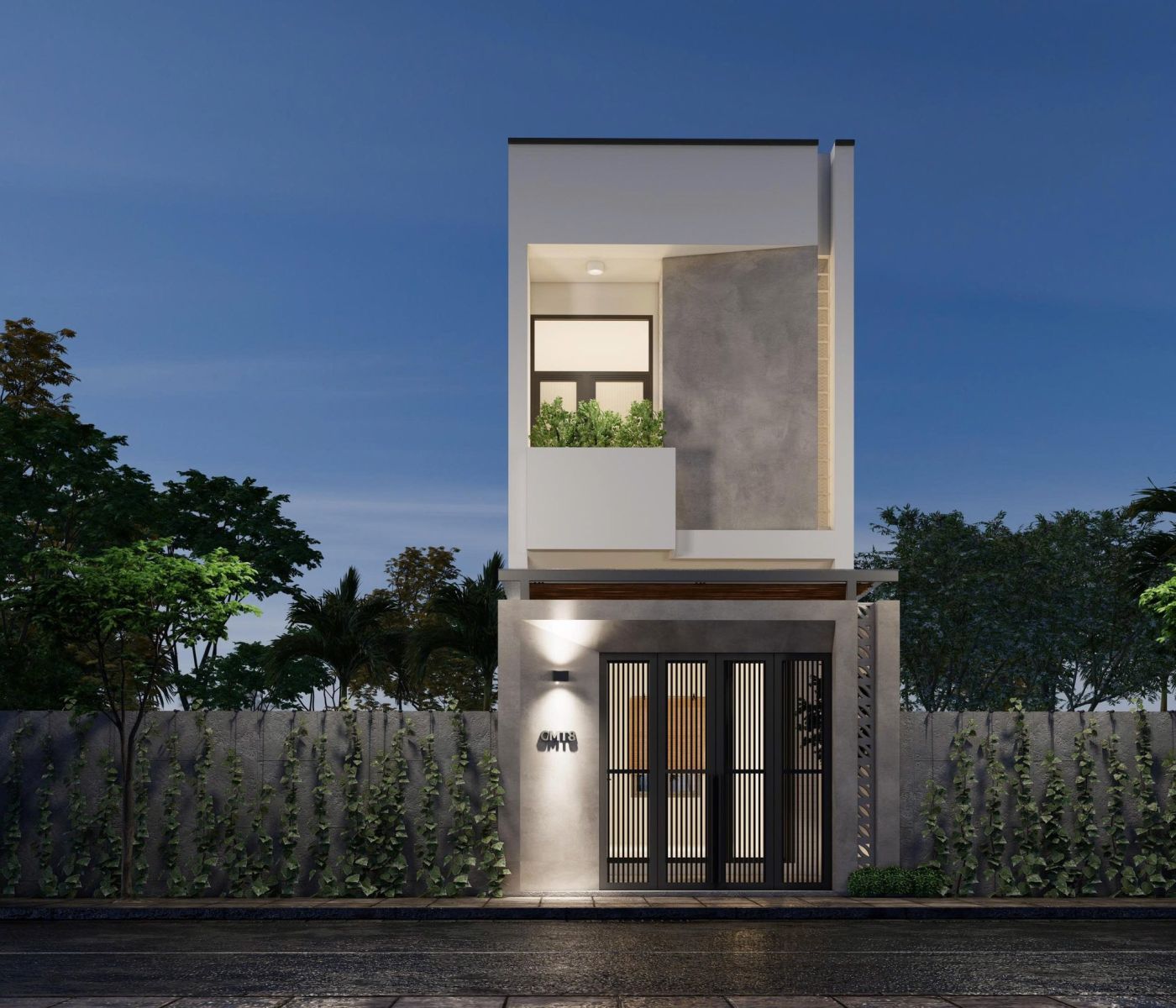 nhà phố hiện đại