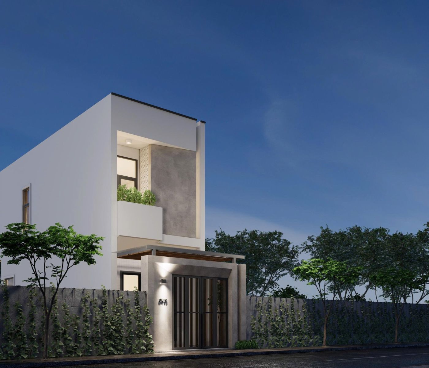 nhà phố hiện đại